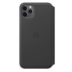 Чохол Apple iPhone 11 Pro Max Leather Folio - Black (MX082)