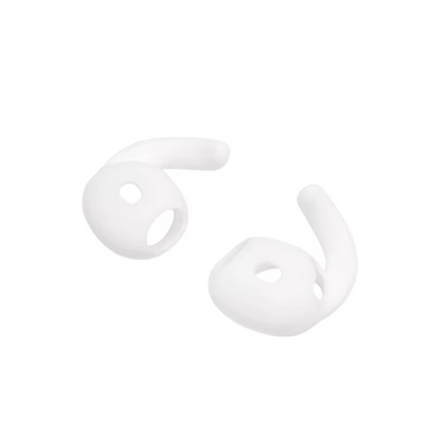 Накладки з гачками силіконові для AirPods 4 - Білі