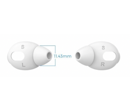 Білі силіконові вакуумні накладки для AirPods 3 - Розмір S