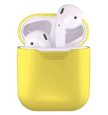 Чохол силіконовий для AirPods 1 / 2 - Жовтий