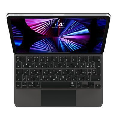 Клавіатура Apple Magic Keyboard для iPad Pro 11 3rd gen. and iPad Air 5th gen. - Ukrainian - Black (MXQT2UA/A)