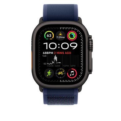 Ремешок Apple 49mm Blue Trail Loop - S/M - Black Titanium Finish (MYQ73)