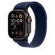 Ремешок Apple 49mm Blue Trail Loop - S/M - Black Titanium Finish (MYQ73)