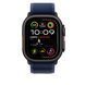 Ремешок Apple 49mm Blue Trail Loop - S/M - Black Titanium Finish (MYQ73)