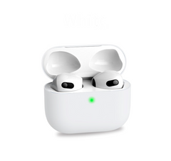 Белый силиконовый чехол для AirPods 3