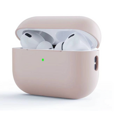 Розовый-песок силиконовый чехол AirPods Pro 2