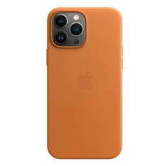 Чехол Apple iPhone 13 Pro Max Leather Case with MagSafe - Golden Brown (MM1L3)