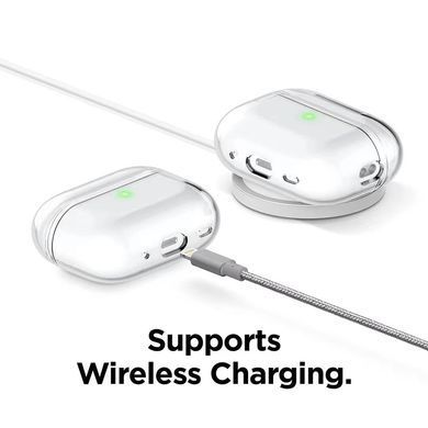 Прозрачный полиуретановый чехол со шнурком для AirPods Pro 2 - Черный