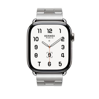 Ремешок Apple Watch Hermès - 46mm Satiné Grand H - Small (MXJW3)