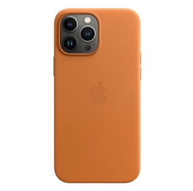 Чехол Apple iPhone 13 Pro Max Leather Case with MagSafe - Golden Brown (MM1L3)