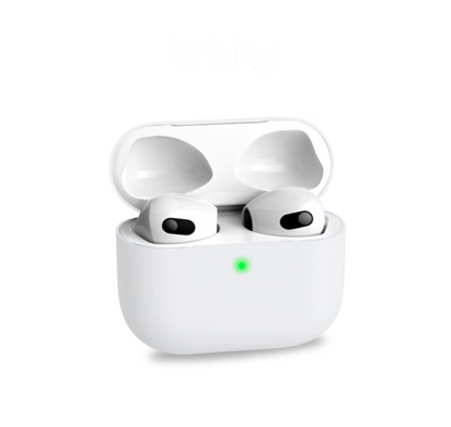 Білий силіконовий чохол для AirPods 3