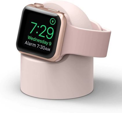 Силиконовая подставка для Apple Watch - Розовая