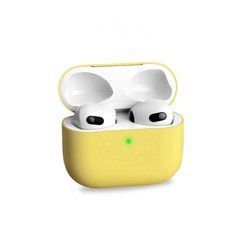 Желтый силиконовый чехол для AirPods 3