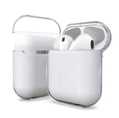 Чехол пластиковый прозрачный для AirPods 1 / 2