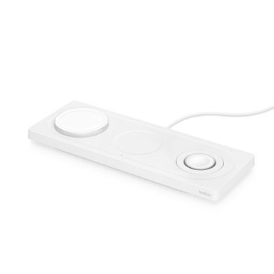 Беспроводная зарядка Belkin BOOST CHARGE PRO 3-in-1 Wireless Charging Pad with MagSafe (HPU82)