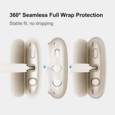 Комплект накладок для навушників Apple AirPods Max - Бежевий
