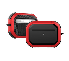 Красный поликарбонатный чехол с карабином AirPods Pro 2