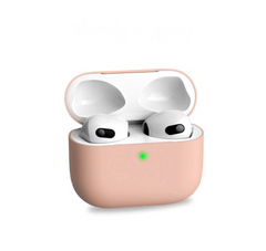 Рожевий пісок силіконовий чохол для AirPods 3