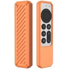 Чохол протиударний силіконовий для пульта Apple Siri Remote 2 / 3 gen - Помаранчевий