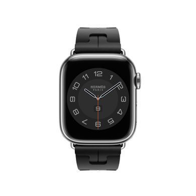 Ремнінець Apple Watch Hermès - 41mm Noir Kilim Single Tour (MTHT3)