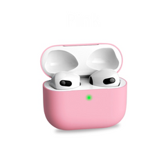 Рожевий силіконовий чохол для AirPods 3