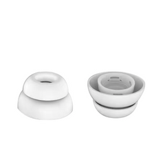 Білі подвійні амбушюри для AirPods Pro - Розмір M