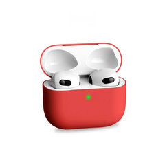 Червоний силіконовий чохол для AirPods 3