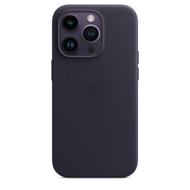 Чехол Apple iPhone 14 Pro Leather Case with MagSafe - Ink (MPPJ3)