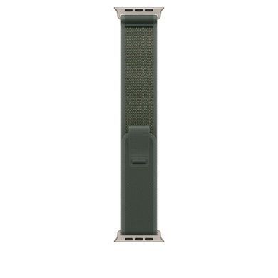 Ремешок Apple 49mm Green Trail Loop - M/L - Natural Titanium Finish (MXTN3)
