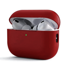 Бордовый силиконовый чехол AirPods Pro 2