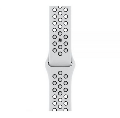 Ремешок Apple Nike Sport Band Pure Platinum/Black 45mm (ML893)