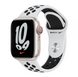 Ремешок Apple Nike Sport Band Pure Platinum/Black 45mm (ML893)