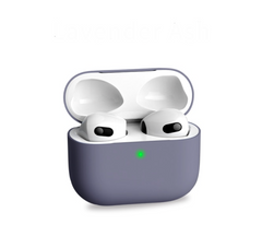 Лавандовий силіконовий чохол для AirPods 3