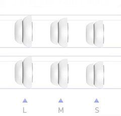 Комплект белых двойных амбушюр для AirPods Pro
