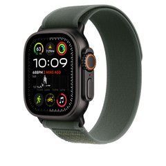 Ремешок Apple 49mm Green Trail Loop - M/L - Black Titanium Finish (MYQ33)