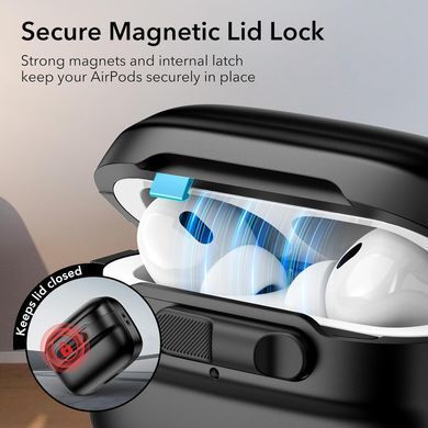 Чохол ESR Pulse FlickLock Case (HaloLock) with MagSafe для AirPods Pro 2 - Чорний