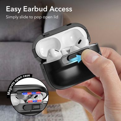 Чохол ESR Pulse FlickLock Case (HaloLock) with MagSafe для AirPods Pro 2 - Чорний