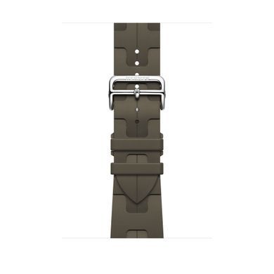 Ремнінець Apple Watch Hermès - 45mm Kaki Kilim Single Tour (MTJ23)