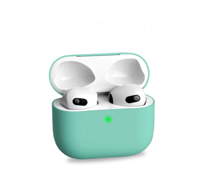 Бірюзовий силіконовий чохол для AirPods 3