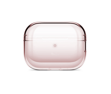 Прозрачный полиуретановый чехол для AirPods Pro 2 - Розовый