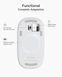 Ергономічний чохол з бездротовою зарядкою для Apple Magic Mouse - Білий