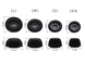 Комплект чорних пінних амбушюр для AirPods Pro - 4 розміри