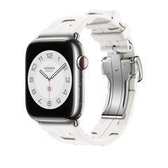 Ремнінець Apple Watch Hermès - 45mm Blanc Kilim Single Tour (MWP13)