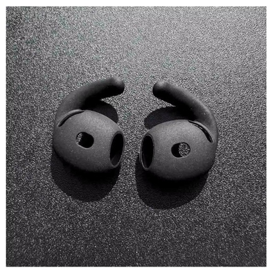 Накладки з гачками силіконові для AirPods 4 - Чорні