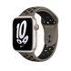 Ремешок Apple Nike Sport Band Olive Grey/Black 45mm - S/M (MPH83)