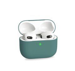 Темно-зелений силіконовий чохол для AirPods 3