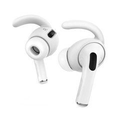 Білі силіконові накладки гачки для AirPods Pro