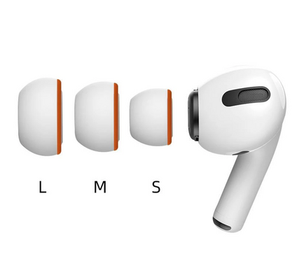 Комплект комбінованих (силікон+піна) амбушюр для AirPods Pro - 3 розміри
