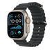 Подовжувач для ремінця Apple Ocean Band Extension - Natural Titanium Finish 49mm - Black (MXTM3)