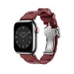 Ремнінець Apple Watch Hermès - 41mm Rouge H Kilim Single Tour (MTHW3)